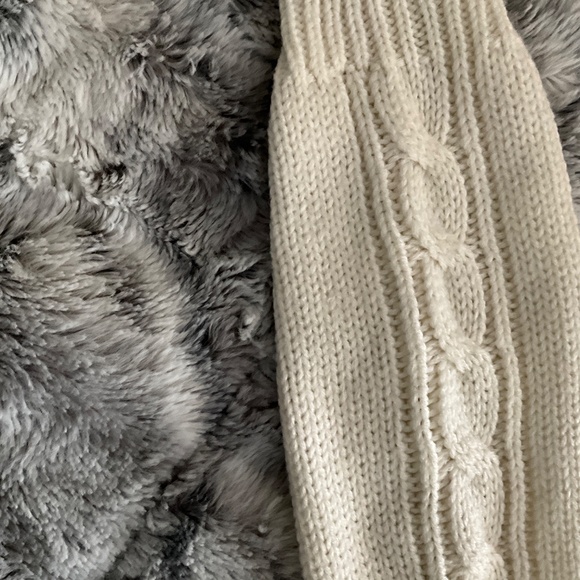 VINTAGE SWEATER DRESS ,JJ Basics, Cable winter white , s.M, - Picture 7 of 7